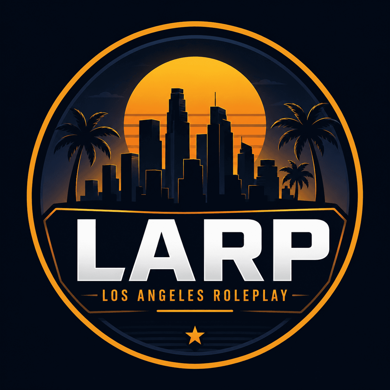 LARP Los Angeles Roleplay logo